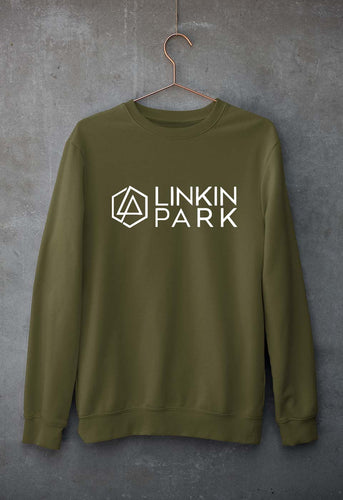 Linkin Park Unisex Sweatshirt for Men/Women-Olive Green-Ektarfa.online