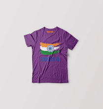 Load image into Gallery viewer, India Kids T-Shirt for Boy/Girl-Purple-Ektarfa.online
