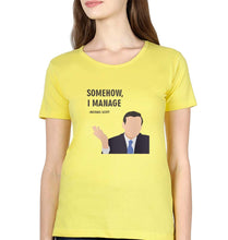 Load image into Gallery viewer, Michael Scott T-Shirt for Women-Yellow-Ektarfa.online
