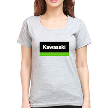 Load image into Gallery viewer, Kawasaki T-Shirt for Women-Grey Melange-Ektarfa.online
