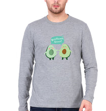 Load image into Gallery viewer, Avocado BFF Full Sleeves T-Shirt for Men-GREY-Ektarfa.online
