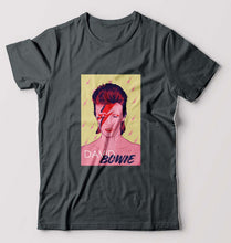 Load image into Gallery viewer, David Bowie T-Shirt for Men-Steel grey-Ektarfa.online
