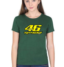 Load image into Gallery viewer, Valentino Rossi(VR 46) T-Shirt for Women-Dark Green-Ektarfa.online
