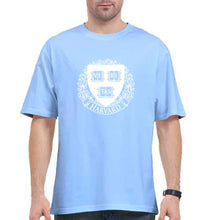 Load image into Gallery viewer, Harvard Oversized T-Shirt for Men-Baby Blue-Ektarfa.online
