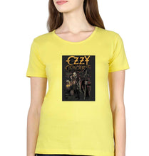 Load image into Gallery viewer, Ozzy Osbourne T-Shirt for Women-Yellow-Ektarfa.online
