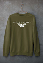 Load image into Gallery viewer, Wonder Woman Superhero Unisex Sweatshirt for Men/Women-Olive Green-Ektarfa.online
