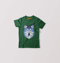 Load image into Gallery viewer, Wolf Kids T-Shirt for Boy/Girl-Dark Green-Ektarfa.online
