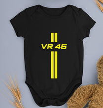 Load image into Gallery viewer, Valentino Rossi(VR 46) Kids Romper For Baby Boy/Girl-0-5 Months(18 Inches)-Black-Ektarfa.online
