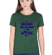 Load image into Gallery viewer, Erling Haaland T-Shirt for Women-Dark Green-Ektarfa.online
