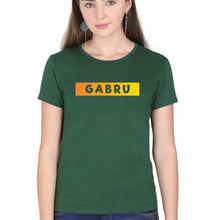 Load image into Gallery viewer, Gabru T-Shirt for Women-Dark Green-Ektarfa.online

