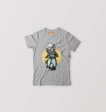 Load image into Gallery viewer, Skull Kids T-Shirt for Boy/Girl-Grey-Ektarfa.online
