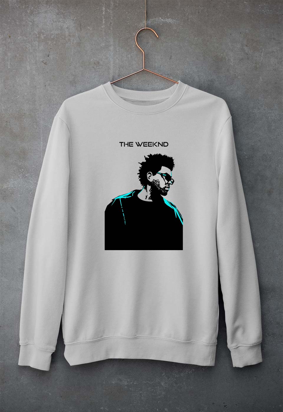 The Weeknd Unisex Sweatshirt for Men/Women-Grey Melange-Ektarfa.online