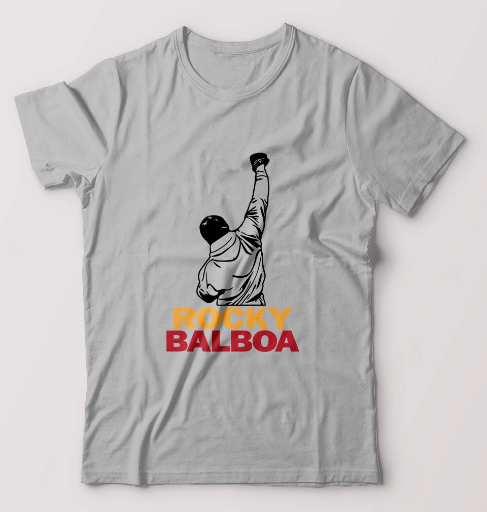 Rocky Balboa T-Shirt for Men-Grey Melange-Ektarfa.online