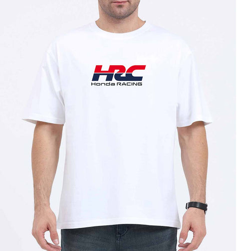 Honda Racing Oversized T-Shirt for Men-White-Ektarfa.online
