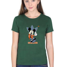 Load image into Gallery viewer, Mickey T-Shirt for Women-Dark Green-Ektarfa.online
