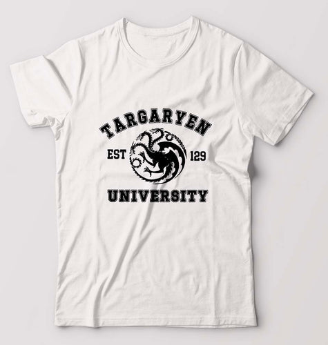 House Targaryen (GOT) T-Shirt for Men-White-Ektarfa.online