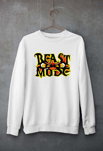 Gym Beast Unisex Sweatshirt for Men/Women-White-Ektarfa.online