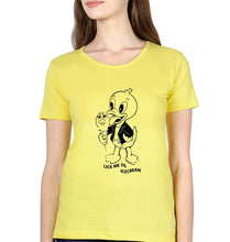 Load image into Gallery viewer, Domrebel Duck T-Shirt for Women-Yellow-Ektarfa.online
