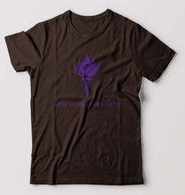 Load image into Gallery viewer, New York University T-Shirt for Men-Coffee Brown-Ektarfa.online
