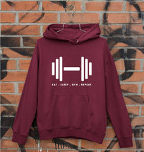 Load image into Gallery viewer, Gym Unisex Hoodie for Men/Women-Maroon-Ektarfa.online
