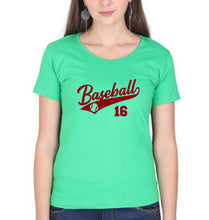 Load image into Gallery viewer, Baseball T-Shirt for Women-flag green-Ektarfa.online
