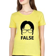 Load image into Gallery viewer, Dwight Schrute T-Shirt for Women-Yellow-Ektarfa.online
