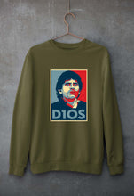 Load image into Gallery viewer, Diego Maradona Unisex Sweatshirt for Men/Women-Olive Green-Ektarfa.online
