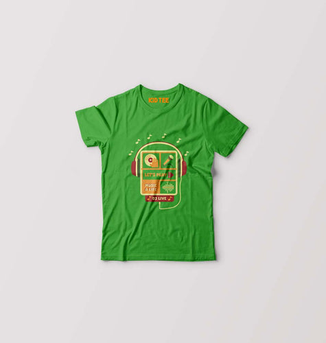 Let's Play Kids T-Shirt for Boy/Girl-Flag Green-Ektarfa.online