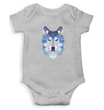 Load image into Gallery viewer, Wolf Kids Romper For Baby Boy/Girl-0-5 Months(18 Inches)-Grey-Ektarfa.online
