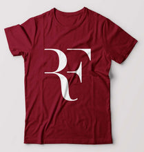 Load image into Gallery viewer, Roger Federer_RF T-Shirt for Men-Maroon-Ektarfa.online
