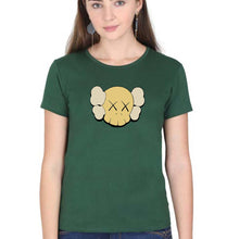 Load image into Gallery viewer, Kaws T-Shirt for Women-Dark Green-Ektarfa.online
