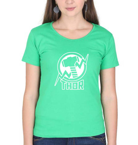 Thor Superhero T-Shirt for Women-flag green-Ektarfa.online