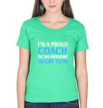 Load image into Gallery viewer, Rugby T-Shirt for Women-flag green-Ektarfa.online
