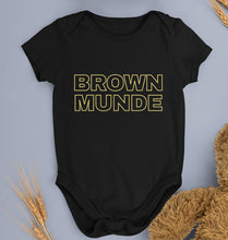 Load image into Gallery viewer, BROWN MUNDE Kids Romper For Baby Boy/Girl-0-5 Months(18 Inches)-Black-Ektarfa.online
