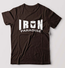 Load image into Gallery viewer, Iron Paradise T-Shirt for Men-Coffee Brown-Ektarfa.online
