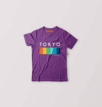Load image into Gallery viewer, Tokyo Japan Kids T-Shirt for Boy/Girl-Purple-Ektarfa.online
