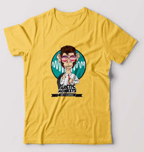 Load image into Gallery viewer, Arctic Monkeys T-Shirt for Men-Golden Yellow-Ektarfa.online
