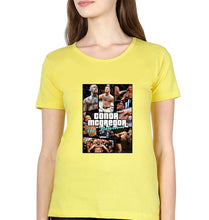 Load image into Gallery viewer, Conor McGregor UFC T-Shirt for Women-Yellow-Ektarfa.online
