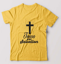 Load image into Gallery viewer, Jesus T-Shirt for Men-Golden Yellow-Ektarfa.online
