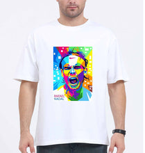 Load image into Gallery viewer, Rafael Nadal (RAFA) Oversized T-Shirt for Men-White-Ektarfa.online
