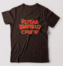 Load image into Gallery viewer, Royal Enfield Crew T-Shirt for Men-Coffee Brown-Ektarfa.online
