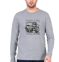 Load image into Gallery viewer, Skull Full Sleeves T-Shirt for Men-GREY-Ektarfa.online
