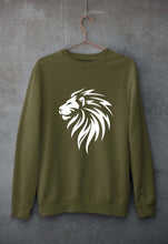 Load image into Gallery viewer, Lion Unisex Sweatshirt for Men/Women-Olive Green-Ektarfa.online
