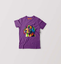 Load image into Gallery viewer, Dog Kids T-Shirt for Boy/Girl-Purple-Ektarfa.online
