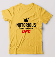 Load image into Gallery viewer, Conor McGregor UFC T-Shirt for Men-Golden yellow-Ektarfa.online
