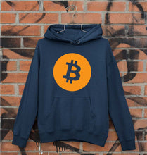 Load image into Gallery viewer, Cryptocurrency Bitcoin Unisex Hoodie for Men/Women-Navy Blue-Ektarfa.online
