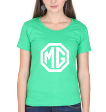 Load image into Gallery viewer, Morris Garages(MG) T-Shirt for Women-Flag Green-Ektarfa.online

