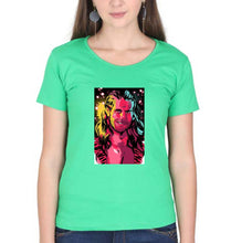 Load image into Gallery viewer, Shawn Michaels - Heartbreak Kid (HBK) (WWE) T-Shirt for Women-flag green-Ektarfa.online

