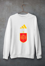 Load image into Gallery viewer, Spain Football Unisex Sweatshirt for Men/Women-White-Ektarfa.online
