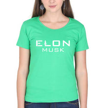 Load image into Gallery viewer, Elon Musk T-Shirt for Women-flag green-Ektarfa.online
